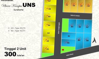 Rumah Murah Isyara Residence di Karanganyar Dekat Kampus UNS