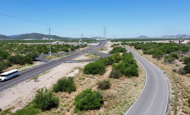 Terreno industrial de 185 HAS con vias del tren en Hermosillo