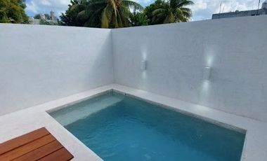 Renta de casa en Progreso, Yucatán amueblado y con piscina