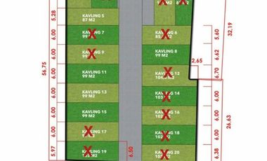 Tanah kavling murah 200jt an luas 87m bojong soang SHM