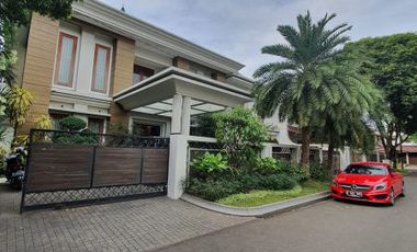 DIJUAL RUMAH LUXURIOUS MODERN CLASSIC, SEKOLAH KENCANA,PONDOK INDAH