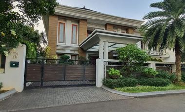 DIJUAL RUMAH LUXURIOUS MODERN CLASSIC, SEKOLAH KENCANA,PONDOK INDAH