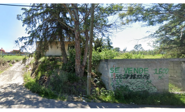 ACULCO DE ESPINOZA TERRENO 1600 M2 CON CONSTRUCCION EN ESQUINA