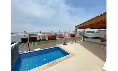 Tu Casa De Playa Con Piscina Y Vista Al Mar En Exclusivo Condominio Club House “Puerto Madero” - Mala