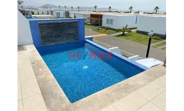 Tu Casa De Playa Con Piscina Y Vista Al Mar En Exclusivo Condominio Club House “Puerto Madero” - Mala