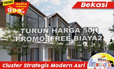 READY FREE BIAYA2 DP25jt Cluster Strategis Modern Pusat Kota Bekasi