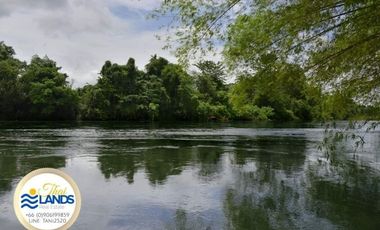 TRADITIONAL TEAK HOUSE ON 24 METERS OF RIVERFRONT CLOSE TO DOWNTOWN KANCHANABURI!!!