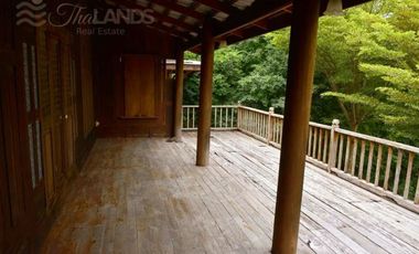 TRADITIONAL TEAK HOUSE ON 24 METERS OF RIVERFRONT CLOSE TO DOWNTOWN KANCHANABURI!!!