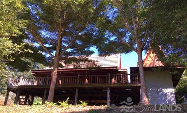 TRADITIONAL TEAK HOUSE ON 24 METERS OF RIVERFRONT CLOSE TO DOWNTOWN KANCHANABURI!!!