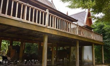 TRADITIONAL TEAK HOUSE ON 24 METERS OF RIVERFRONT CLOSE TO DOWNTOWN KANCHANABURI!!!