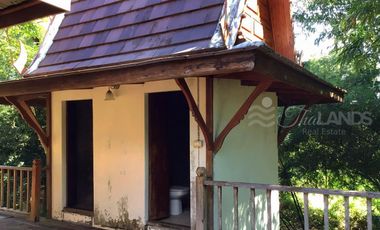 TRADITIONAL TEAK HOUSE ON 24 METERS OF RIVERFRONT CLOSE TO DOWNTOWN KANCHANABURI!!!