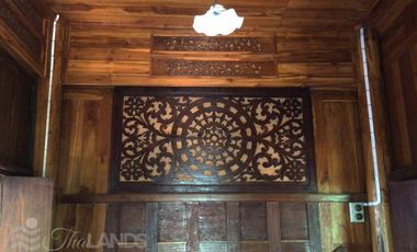 TRADITIONAL TEAK HOUSE ON 24 METERS OF RIVERFRONT CLOSE TO DOWNTOWN KANCHANABURI!!!