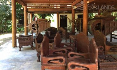 TRADITIONAL TEAK HOUSE ON 24 METERS OF RIVERFRONT CLOSE TO DOWNTOWN KANCHANABURI!!!