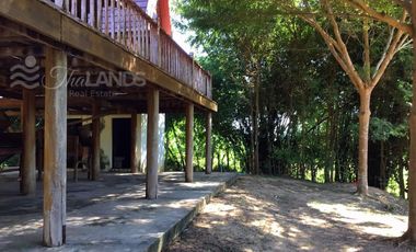 TRADITIONAL TEAK HOUSE ON 24 METERS OF RIVERFRONT CLOSE TO DOWNTOWN KANCHANABURI!!!