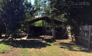 TRADITIONAL TEAK HOUSE ON 24 METERS OF RIVERFRONT CLOSE TO DOWNTOWN KANCHANABURI!!!