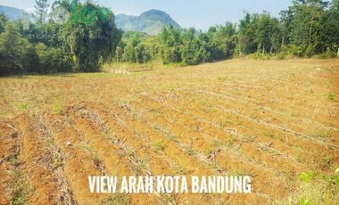 Jual Tanah luas kotak Datar View bagus Kota Bandung daerah Arjasari Bandung Selatan