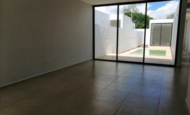 CASA NUEVA DE UNA PLANTA EN PRIVADA NADIRA RESIDENCIAL DE 3 RECAMARAS, PISCINA