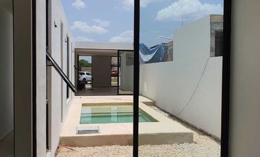 CASA NUEVA DE UNA PLANTA EN PRIVADA NADIRA RESIDENCIAL DE 3 RECAMARAS, PISCINA