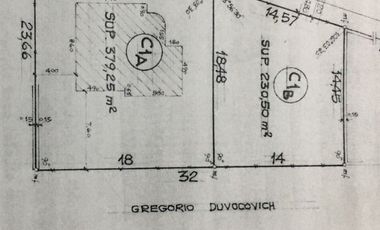 LOTE SOBRE AV.ARGENTINA AL 400