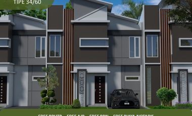 2 Lantai Rumah 5 Menit ke UNIKAMA Bisa KPR 2KT Tipe 34/60