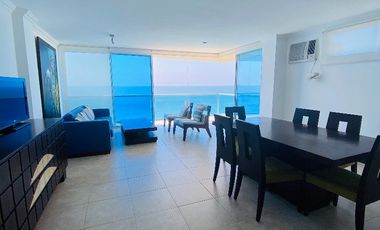 SE VENDE PENTHOUSE (DEPARTAMENTO) DE LUJO DE 3 DORMITORIOS, FULL AMOBLADO Y EQUIPADO EN EL MALECÓN SALINAS