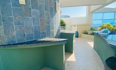 SE VENDE PENTHOUSE (DEPARTAMENTO) DE LUJO DE 3 DORMITORIOS, FULL AMOBLADO Y EQUIPADO EN EL MALECÓN SALINAS