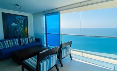 SE VENDE PENTHOUSE (DEPARTAMENTO) DE LUJO DE 3 DORMITORIOS, FULL AMOBLADO Y EQUIPADO EN EL MALECÓN SALINAS