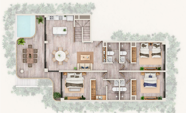 Penthouse(3) en Venta en Marcrisanto en San Cristanto, Yuc.