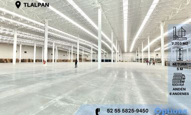 Availability of industrial warehouse in Tlalpan for rent