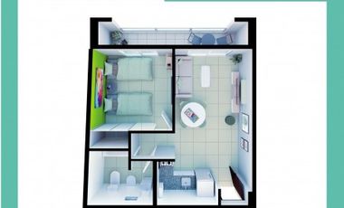 1 Dormitorio C - Edificio Miraggio