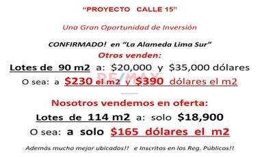 Oferta De Lotes En Chilca