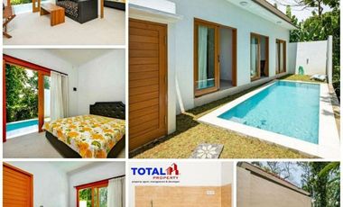Dijual Villa Minimalis View Sungai Tipe 80/90, BONUS Private Pool, Garden, 1M-an di By Pass Nyanyi, Tabanan, Tanah Lot