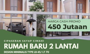 Rumah Murah 400 Jutaan Bisa KPR Lokasi di Cipageran Cimahi