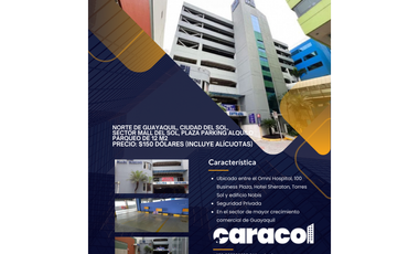 Guayaquil, Sector mall del sol, plaza Parking se alquila parqueo