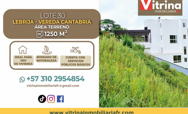 Lote 30 en venta  Cantabria - Lebrija - Santander