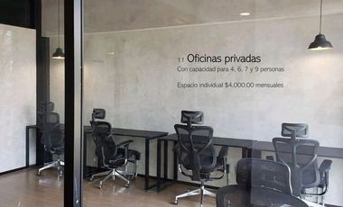 ¡Oficinas en Renta en Tipo CO-WORKING! a unas Cuadra de Chapultepec.