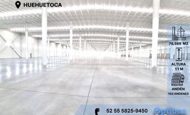 Incredible industrial warehouse for rent in Huehuetoca