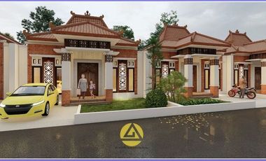 Relatif Murah!! Miliki Rumah Baru Limasan Etnik di Kalasan Sleman