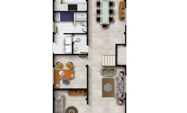 Alquilo casa amoblada de 4 habitaciones modelo ACQUA en Ciudad Celeste