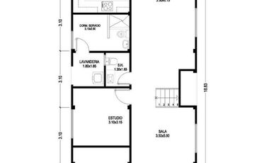 Alquilo casa amoblada de 4 habitaciones modelo ACQUA en Ciudad Celeste