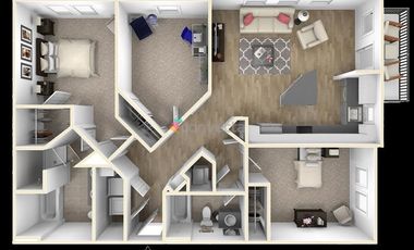Departamento en arriendo de 5 dorm. en Ñuñoa
