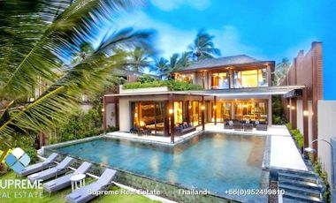 Private paradise 5-Bedroom Beachfront Pool Villa