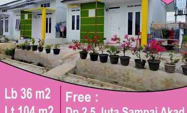 dijual rumsh asri type 36 di rumbai jl.pembina 4