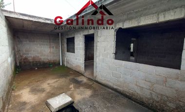 TERRENO CON CONSTRUCCION EN OBRA NEGRA ZONA LA TRANCA CONGREGACION EL CASTILLO
