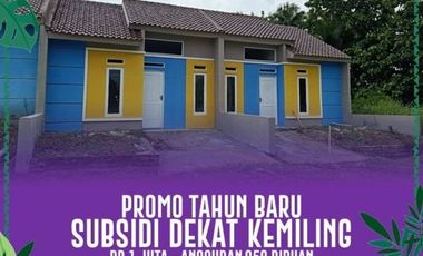Subsidi Rumah Dekat Bandar Lampung Siap Huni #6J22