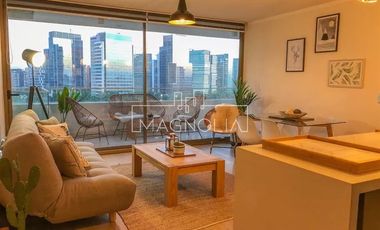 Departamento amoblado en arriendo de 2 dorm. en Las Condes