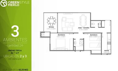 Departamento en venta en Merlo Sur