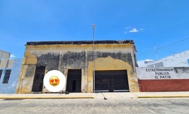 CASA EN VENTA  en el centro Merida Yucatán para remodelar 507M2