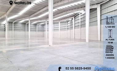Bodega industrial disponible en Morelos para alquilar en 2024