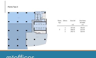 Renta oficina  en Obra gris BH Lifework Santa Maria en Monterrey N.L